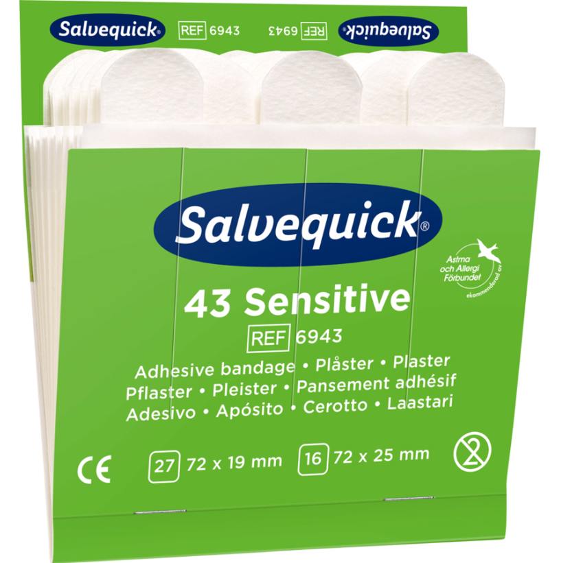 Salvequick refill ranges